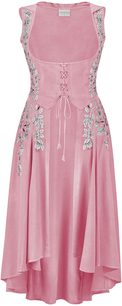 Tauriel Maxi Overdress Limited Edition Cherry Blossom Silver Embroidery