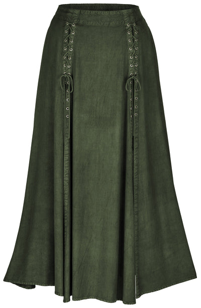 Rowan Maxi Overskirt Limited Edition Moss Green